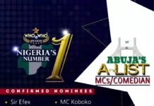 Who is Who Awards Unveils Controversial A-List MC’s/Comedians in FCT