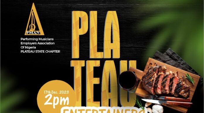 PMAN in a quest to Unite Plateau Entertainers invites Stakeholders to a Meet, Greet, and Barbecue Hangout!