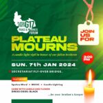 Plateau Youth G17 Peace and Progress Present Candle Light Vigil in Honor of Fallen Brethren