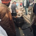 Photos: Terrible Accident At Plateau Flyover Bridge Kills People, Livestock