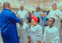 Governor Mutfwang, Sen. Lalong, and Former Gov. Dariye Advocate Unity at Thanksgiving Service for Hon. Daniel Asama