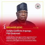 Senate Confirms Hashimu Argungu As PSC Chairman