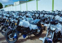 Governor Mutfwang Bolsters Rural Security in Plateau State with Over 100 Motorcycles