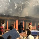 Fire Destroys Vitafoam Shops In Jos