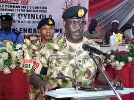 GOC 3 Division, Maj. Gen Oyinlola Pledges Continued Support for Plateau’s Security, Calls for Unified Action Ahead of Farming Season