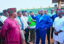 Gov. Mutfwang Charges Contractor to Hasten Rwang Pam Stadium Upgrade, Says Plateau Targeting Super Eagles Matches