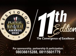 Who Becomes 11th Plateau Man of the Year?