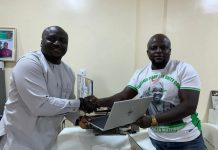 IMPACT Project Donates Laptop to PS-DMCMA to Strengthen Health Commodity Documentation