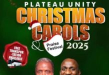 Massive Turnout Expected as Plateau Unity Carols Festival Begins Friday