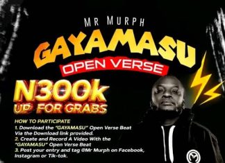 Mr Murph Launches “GAYAMASU” Open Verse Challenge with N300,000 Up for Grabs