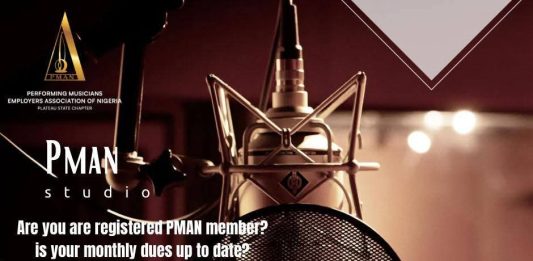 PMAN Plateau Opens Free State-of-the-Art Recording Studio for Registered Members