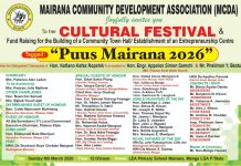 Mairana Community set for first-ever “Puus Mairana Cultural Festival”