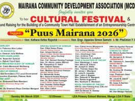Mairana Community set for first-ever “Puus Mairana Cultural Festival”