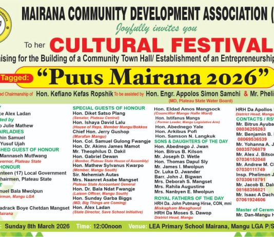 Mairana Community set for first-ever “Puus Mairana Cultural Festival”