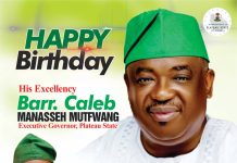 Hon. Uzoma Okoro Anthony Celebrates Gov. Caleb Mutfwang at 61, Describes Him as Blessing to Humanity