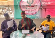 Berom Diaspora Coalition Demands Return of Ancestral Lands, End to Killings in Plateau