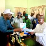 2027: Sen. Diket Plang Presents Nomination Forms to Pankshin Stakeholders, Seeks Support for Re-election