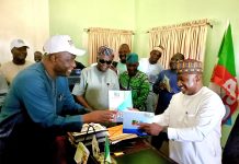 2027: Sen. Diket Plang Presents Nomination Forms to Pankshin Stakeholders, Seeks Support for Re-election