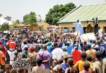 Gagdi Promises More Projects, Warns Against Politics of Hatred During Kanke Ward Tour