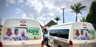 Sen. Diket Plang Donates 18-Seater Buses to Plateau Health Tertiary Institutions