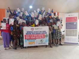 50 Adolescent Girls in Jos Trained on Production of Eco-friendly Reusable Menstrual Pads