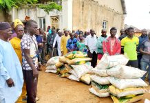 CAN Donates Relief Materials to Attack Victims in Bassa