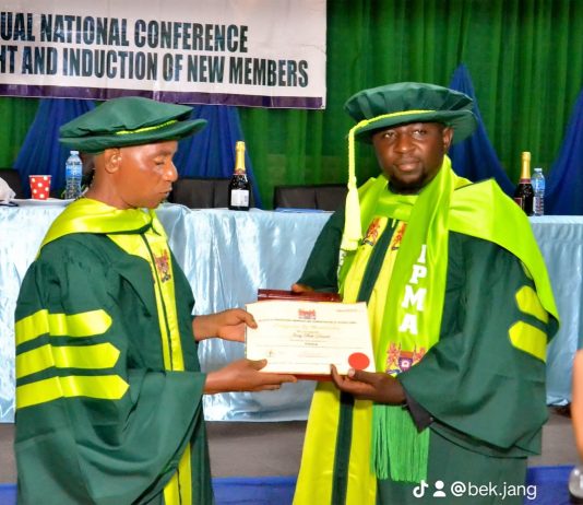 Dr. Bek Jang Inducted as Fellow of Institute of Professional Managers and Administrators